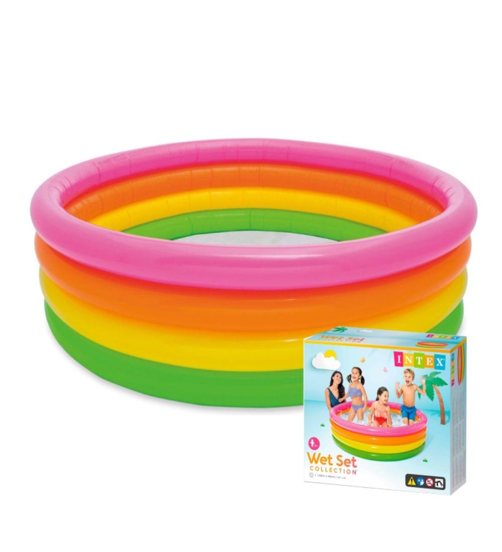 PISCINA INFLABLE REDONDA INTEX 4 ANILLOS 780 LITROS